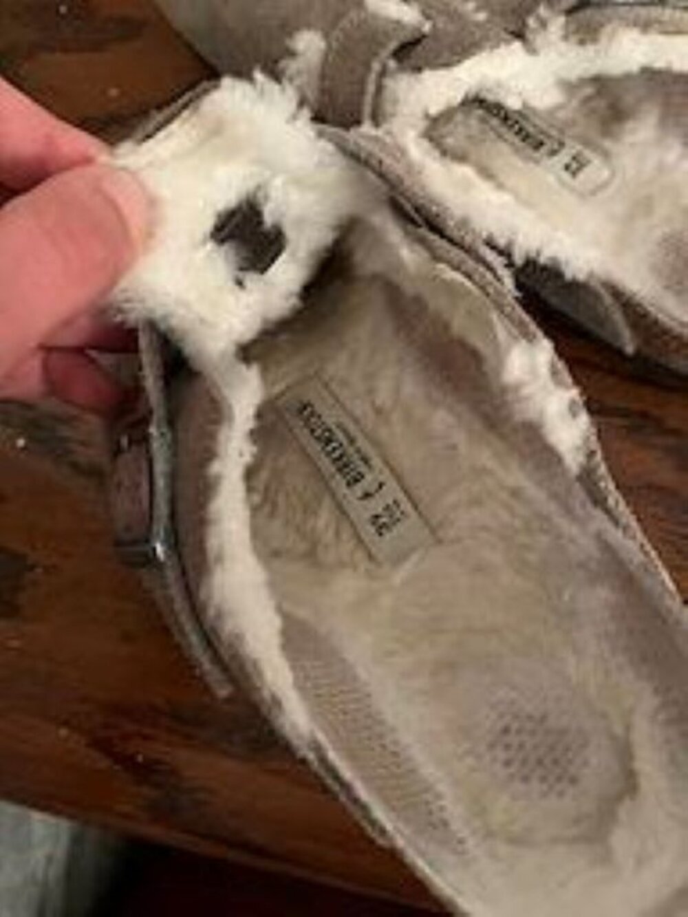 Birkenstock Boston Shearling Suede Leather Clogs in Size 39 Regular - Picture 2 of 8